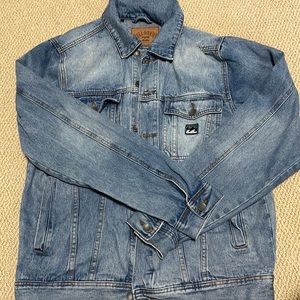Billabong patched denim jacket